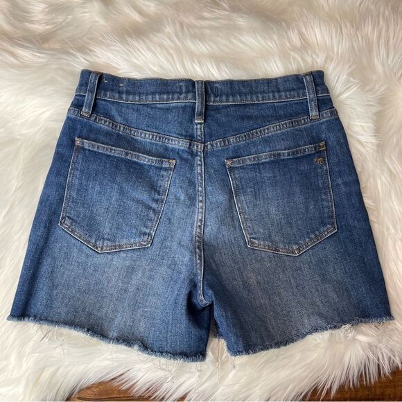 Madewell High-Rise Denim Shorts in Glenoaks Wash: Cutoff Edition Size 27 - Picture 3 of 7